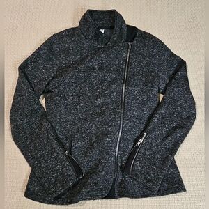 Fabletics Charcoal Zip-Up Jacket
